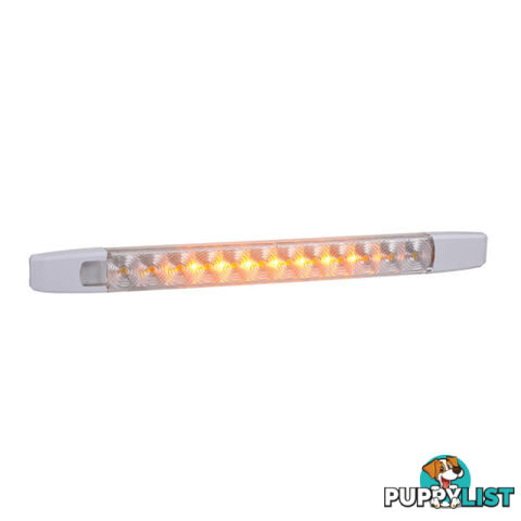 Narva 12v Dual Colour L.E.D Strip Lamp White / Amber 285mm 1pc SKU - 87538WABL