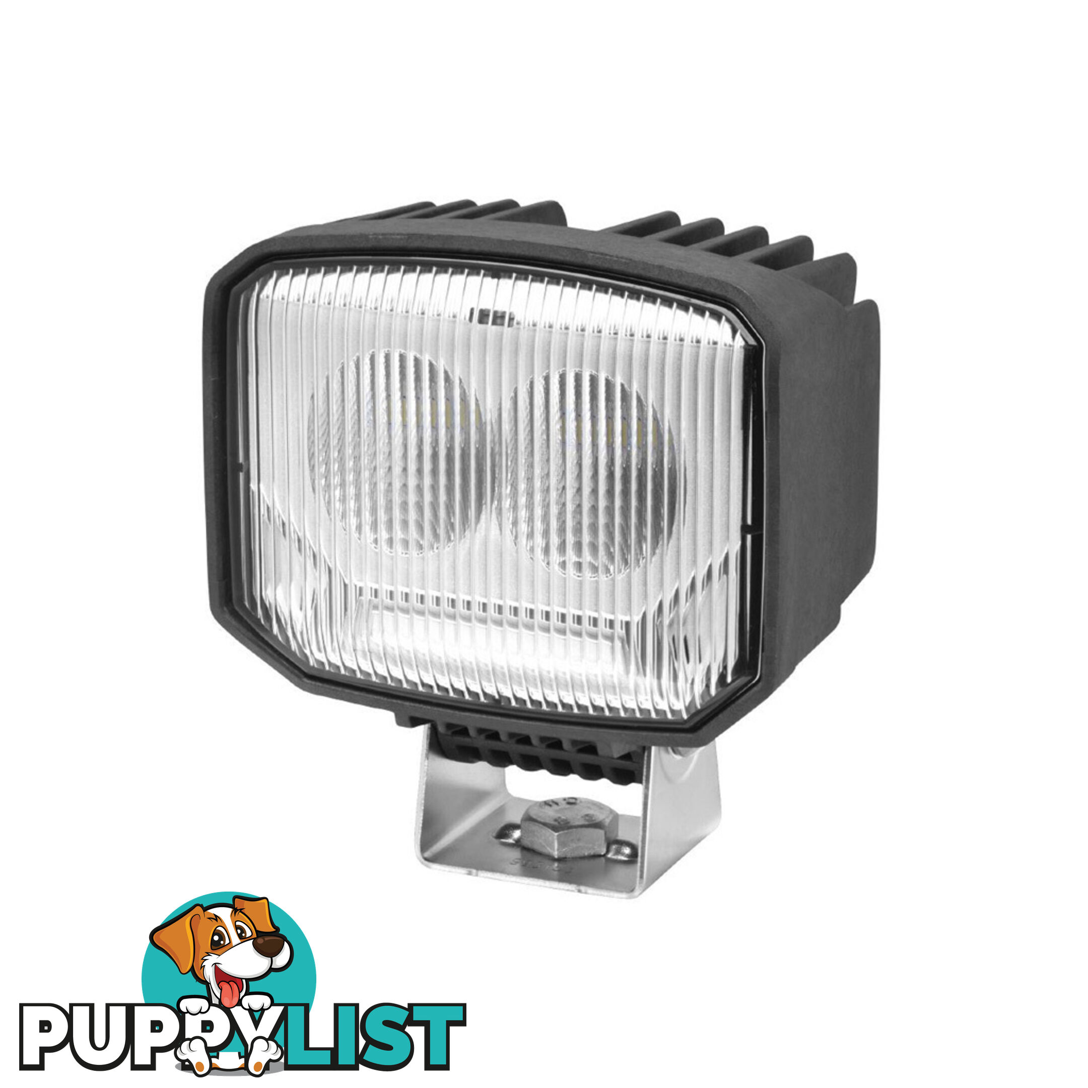 Hella 12/24V Square LED Worklamp Flood Beam 12/19W 2 LED 's SKU - 1GA996588001, 1GA996588201