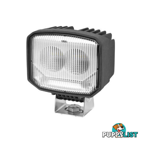 Hella 12/24V Square LED Worklamp Flood Beam 12/19W 2 LED 's SKU - 1GA996588001, 1GA996588201