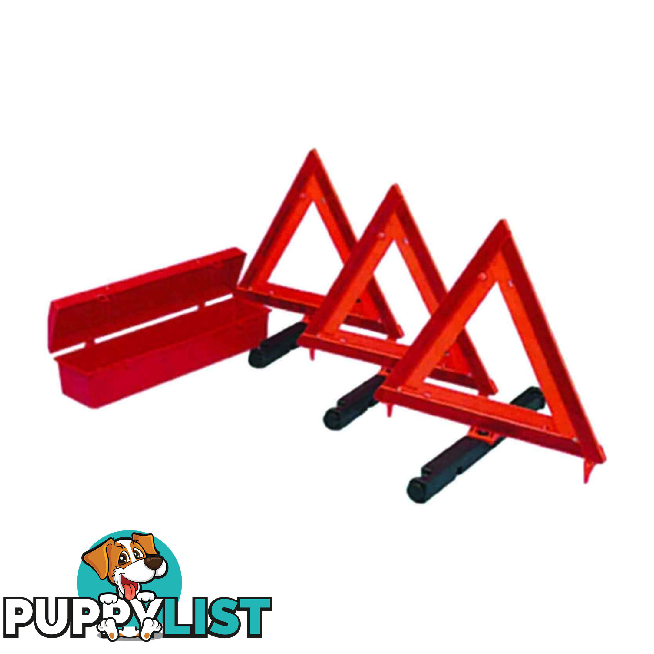 PK Tools Warning Triangle 3pc Set 44cm (17 ") SKU - PK80250