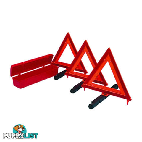 PK Tools Warning Triangle 3pc Set 44cm (17 ") SKU - PK80250