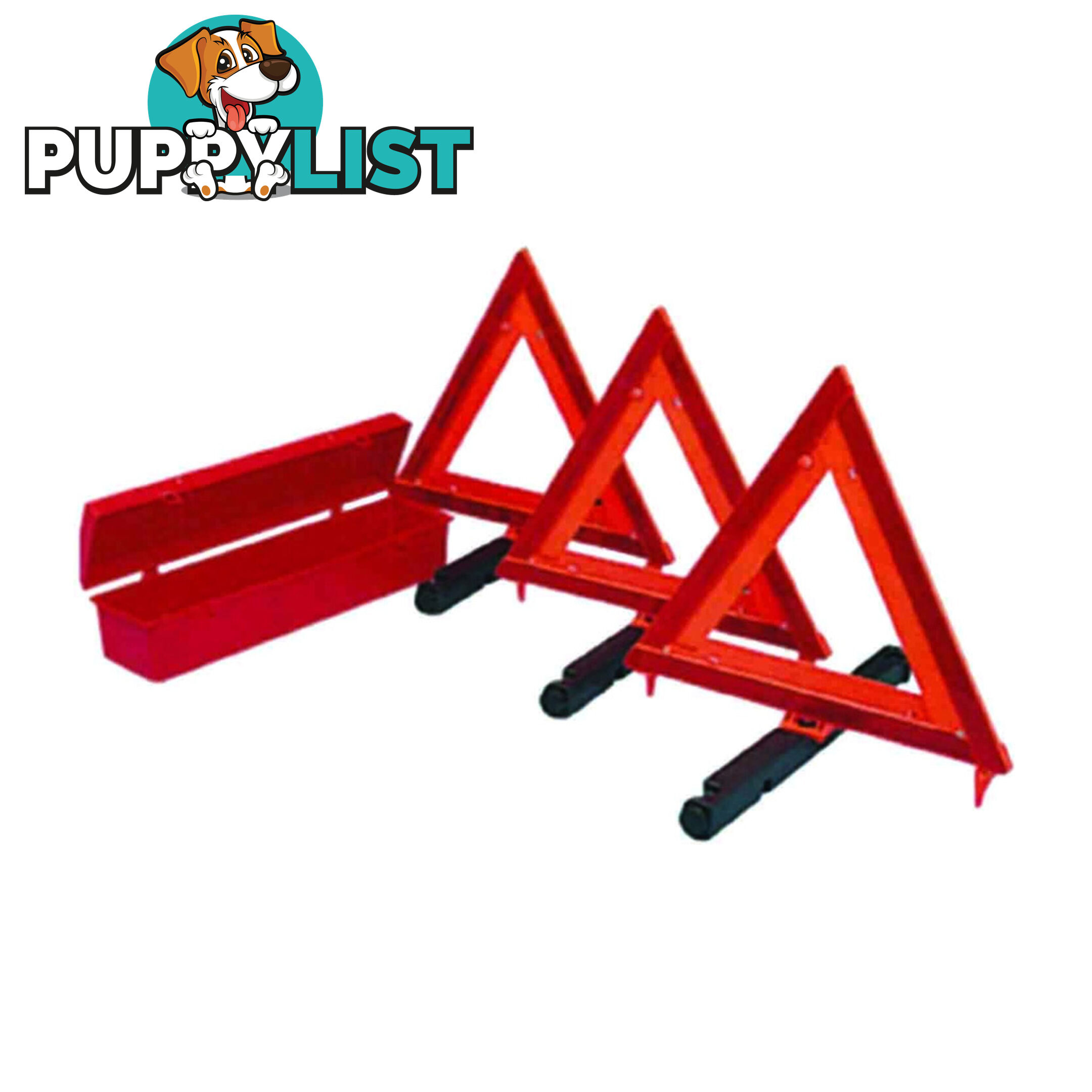 PK Tools Warning Triangle 3pc Set 44cm (17 ") SKU - PK80250