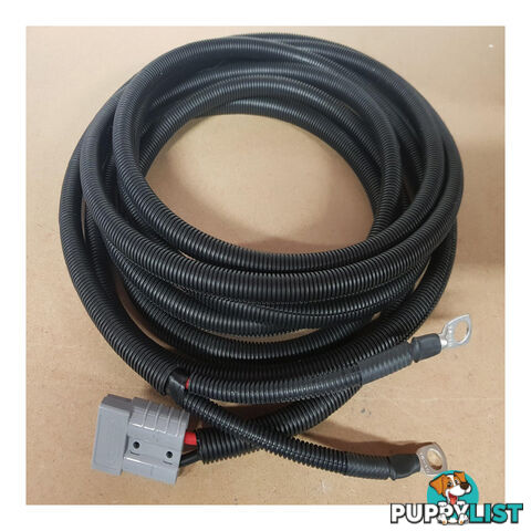 6 B S 12 / 24v Extension  Lead x 5m with 50a Anderson Style Plug, Batt Lugs, Split Tube SKU - BB-10116