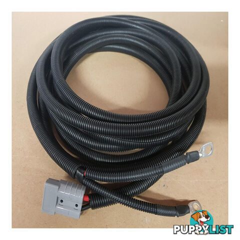 6 B S 12 / 24v Extension  Lead x 5m with 50a Anderson Style Plug, Batt Lugs, Split Tube SKU - BB-10116