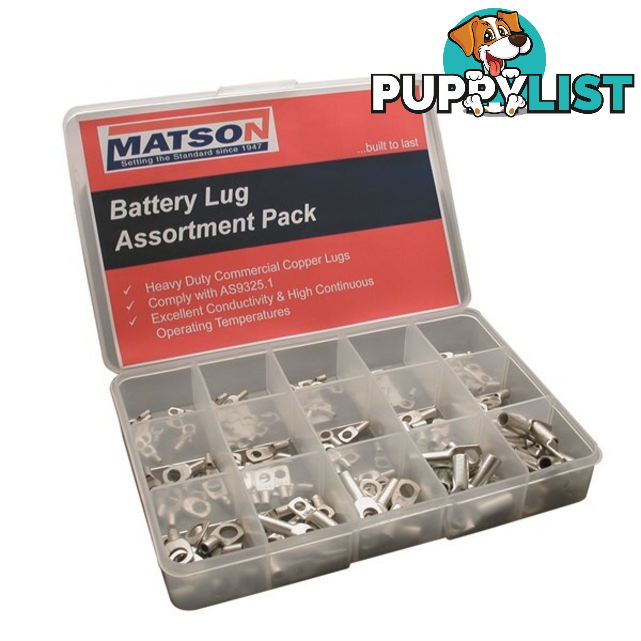 Matson Assorted Lug Pack 120pc 1mm2  - 25mm2 SKU - MAGPL1