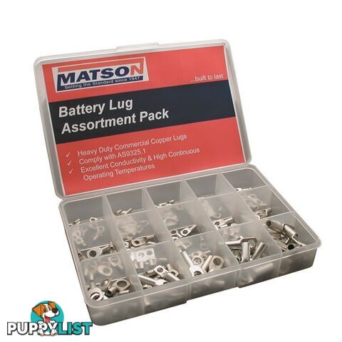 Matson Assorted Lug Pack 120pc 1mm2  - 25mm2 SKU - MAGPL1