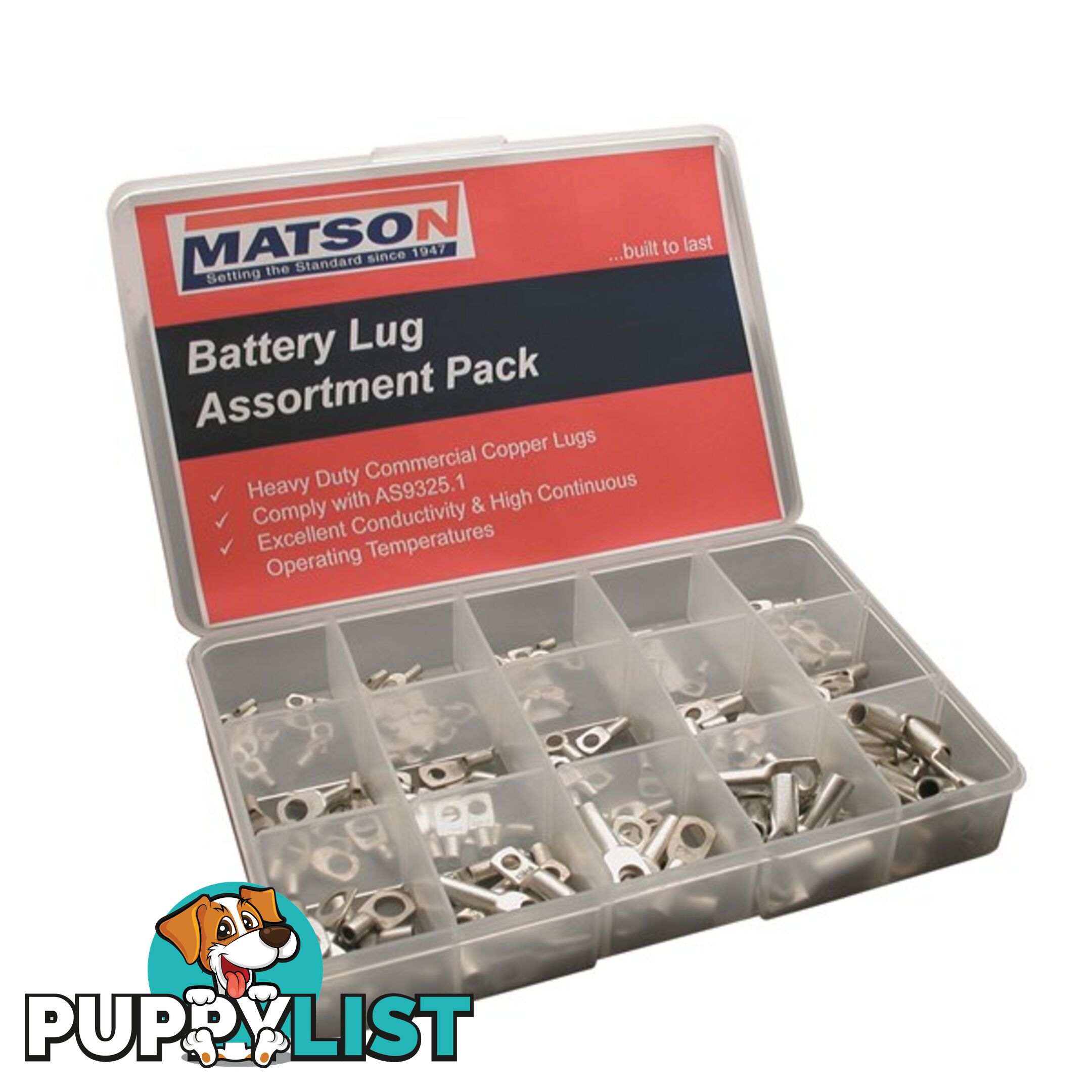 Matson Assorted Lug Pack 120pc 1mm2  - 25mm2 SKU - MAGPL1