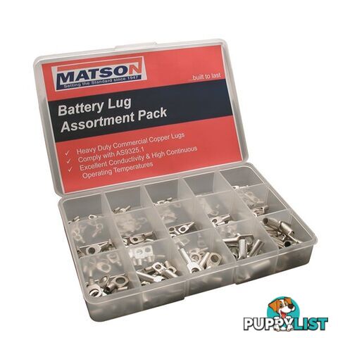 Matson Assorted Lug Pack 120pc 1mm2  - 25mm2 SKU - MAGPL1