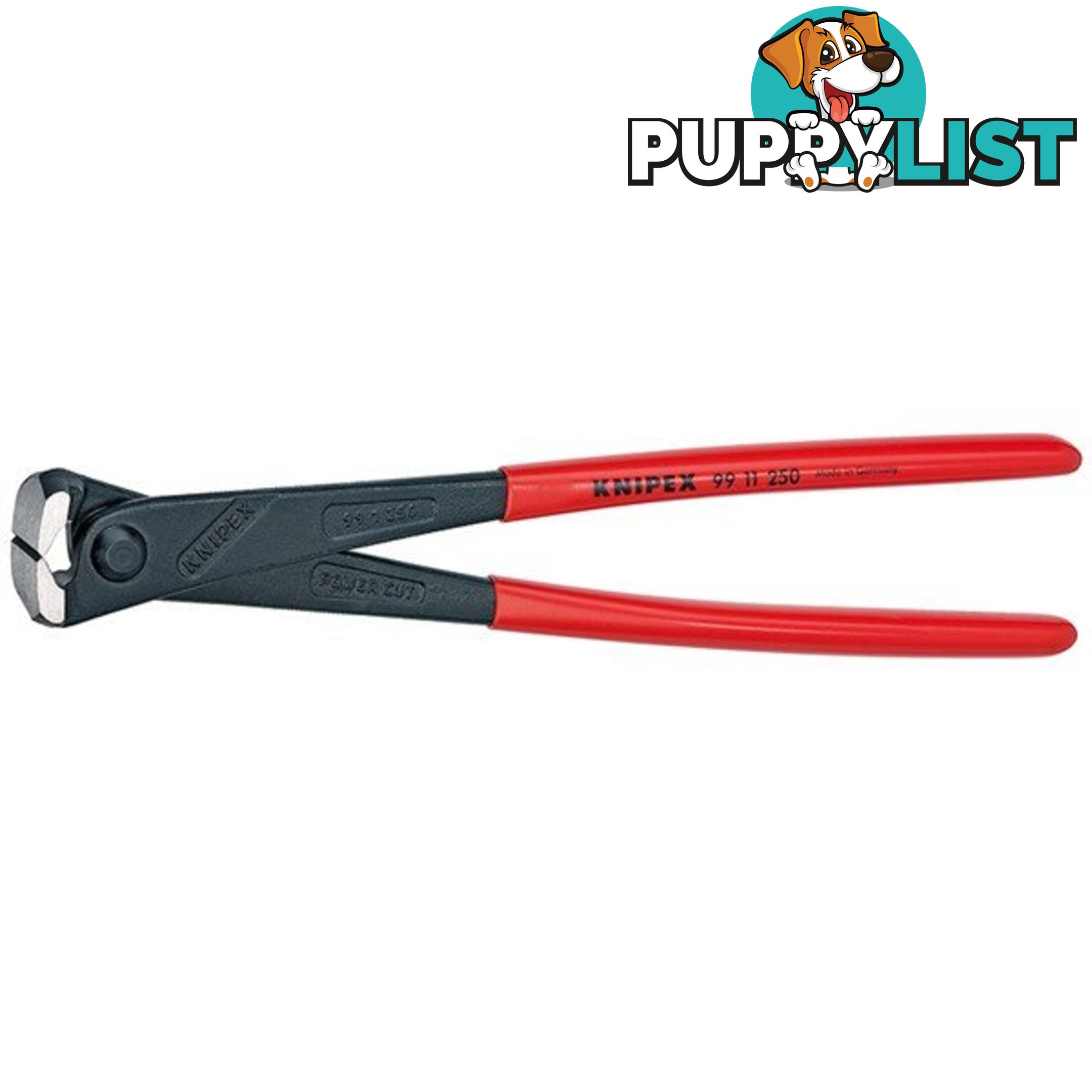 Knipex 250mm High Leverage Concreters ' Nipper  - Plastic Coated Handles SKU - 9911250