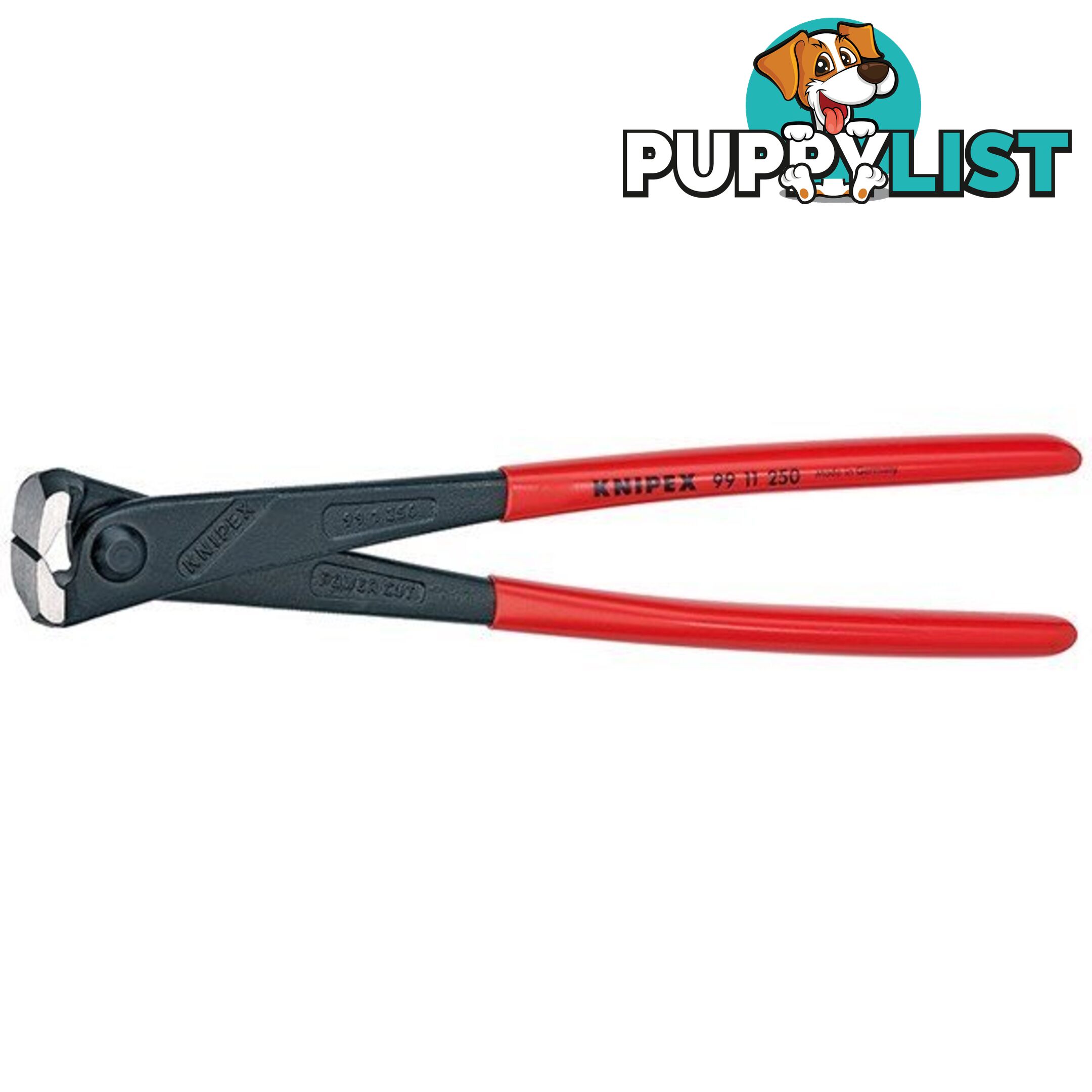 Knipex 250mm High Leverage Concreters ' Nipper  - Plastic Coated Handles SKU - 9911250