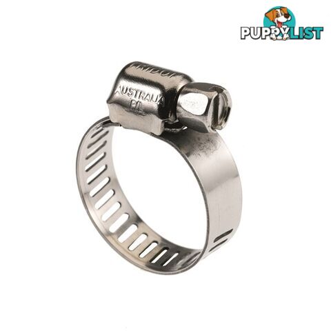 Tridon Full S. Steel Hose Clamp 40mm â 57mm Micro Perforated Band 10pk SKU - MAH028P