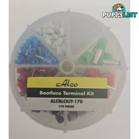 Alco Bootlace Terminal Kit 170pc 0.5mm2  - 6mm2 SKU - ALCBLCKIT-170