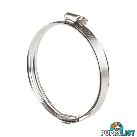 Tridon Lay Flat Hose Clamp 3? Perforated Band Full SS with Sleeve 10pk SKU - LF040P