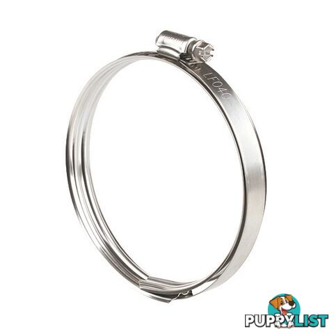 Tridon Lay Flat Hose Clamp 3? Perforated Band Full SS with Sleeve 10pk SKU - LF040P