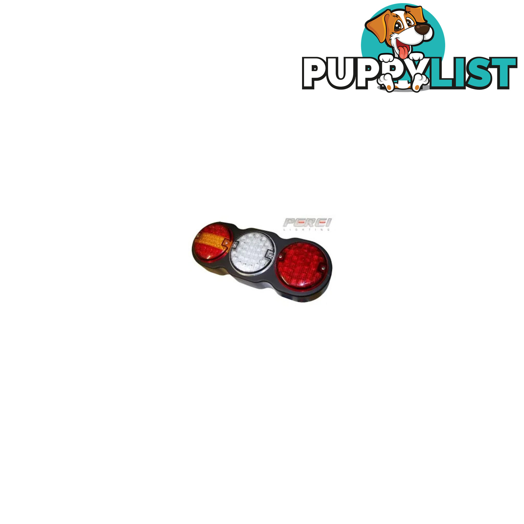 Whitevision Red/Amber  'Hamburger ' LED Rear Lamp S/T/Indicator SKU - CRL800LED