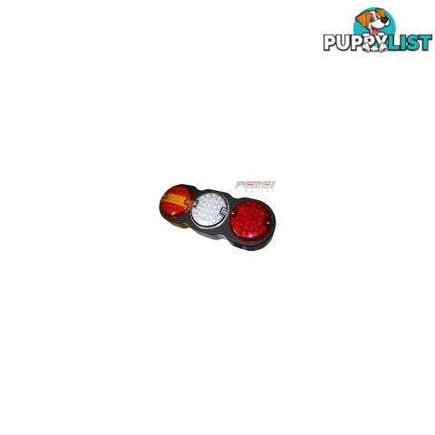 Whitevision Red/Amber  'Hamburger ' LED Rear Lamp S/T/Indicator SKU - CRL800LED