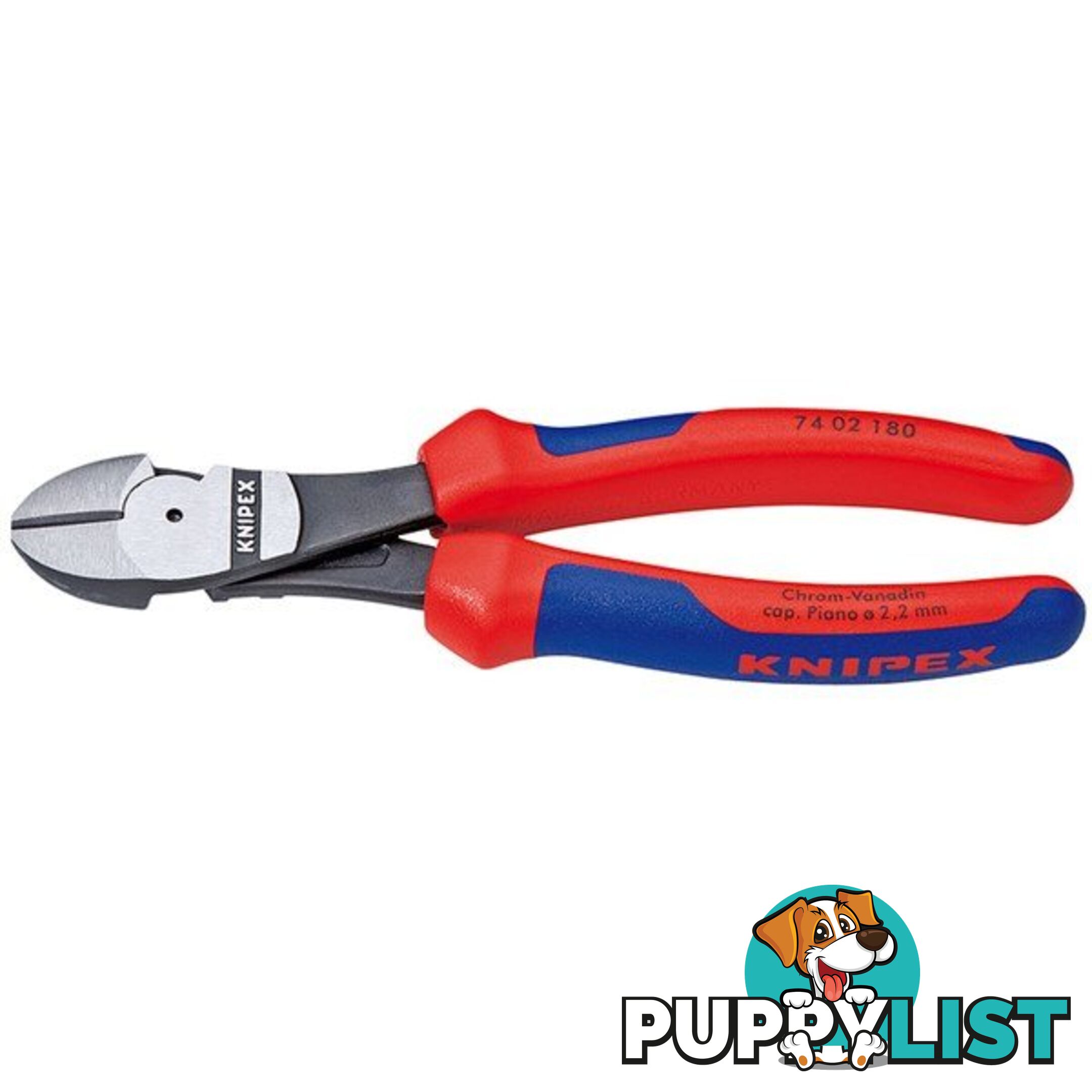 Knipex 140mm Diagonal Cutter  - High Leverage SKU - 7402140