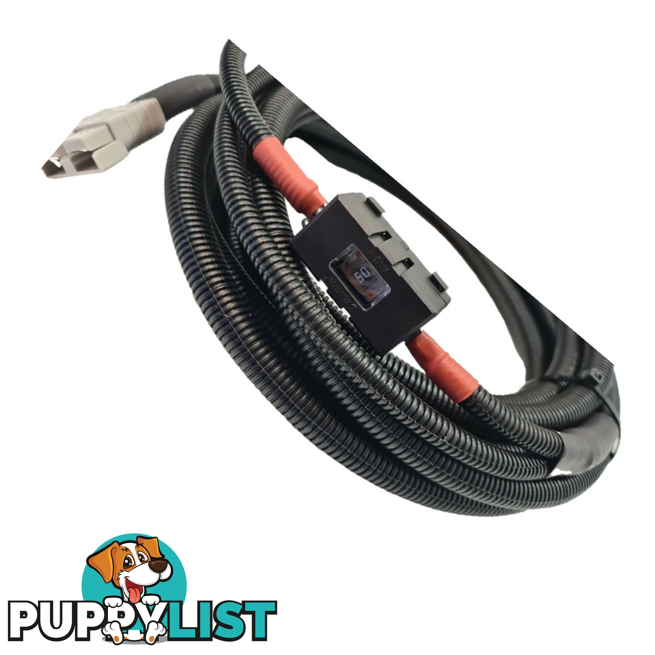 6 B S x 7m 12 / 24v (13.5mm2) Extension Lead 50amp Midi Split Tube SKU - BB-10075-2