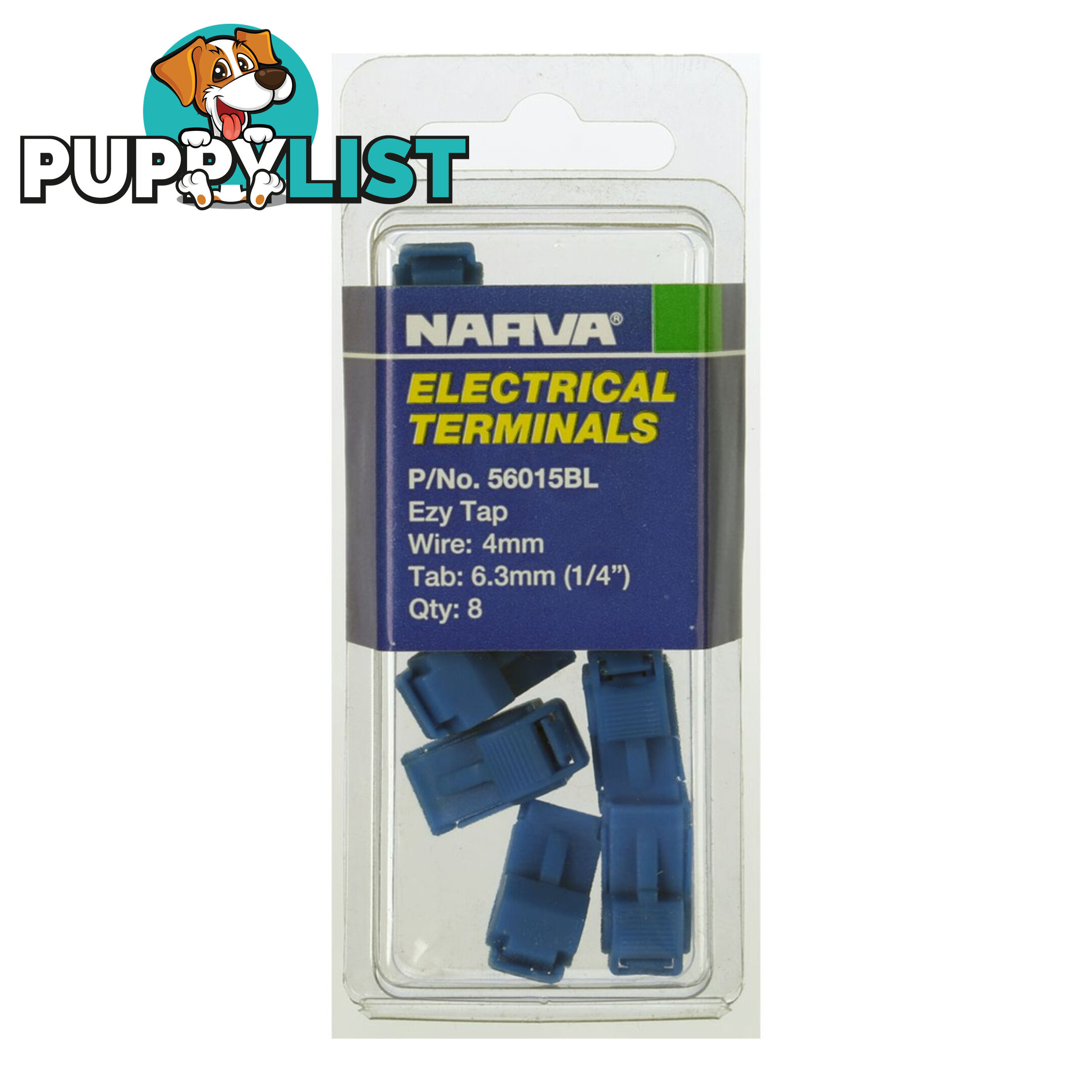 Narva Ezy-Tap Wire Joiners Insulated Wire 4mm Blue SKU - 56015BL