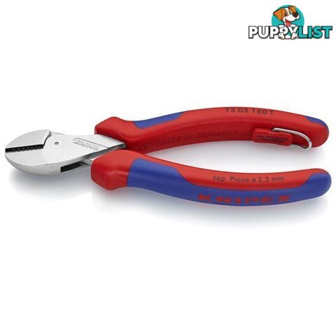 Knipex 160mm KNIPEX X-CutÂ® Diagonal Cutter  - Tethered SKU - 7305160T