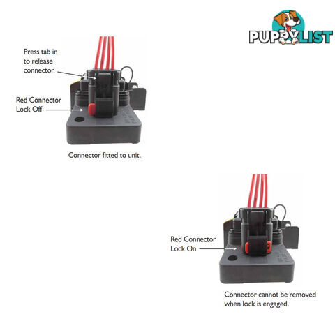 Power Distribution Module 3 x Midi, 4 x Auto Fuse Max: 350a, 32v SKU - 880073