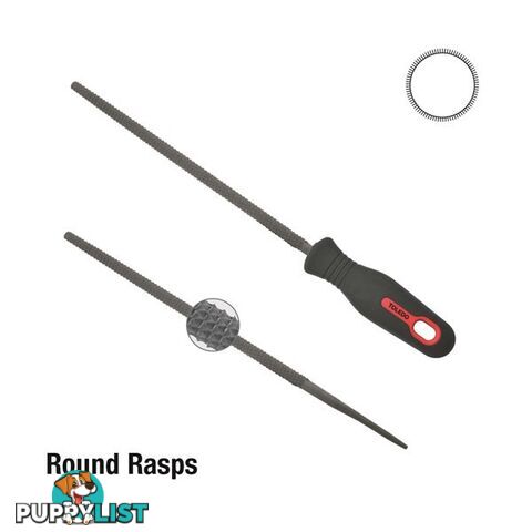 Round Rasp Second Cut  - 250mm SKU - 151502CD