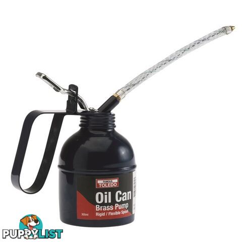 Toledo Oil Can 300ml Lever Type Rigid   Flexible Spout SKU - 305258