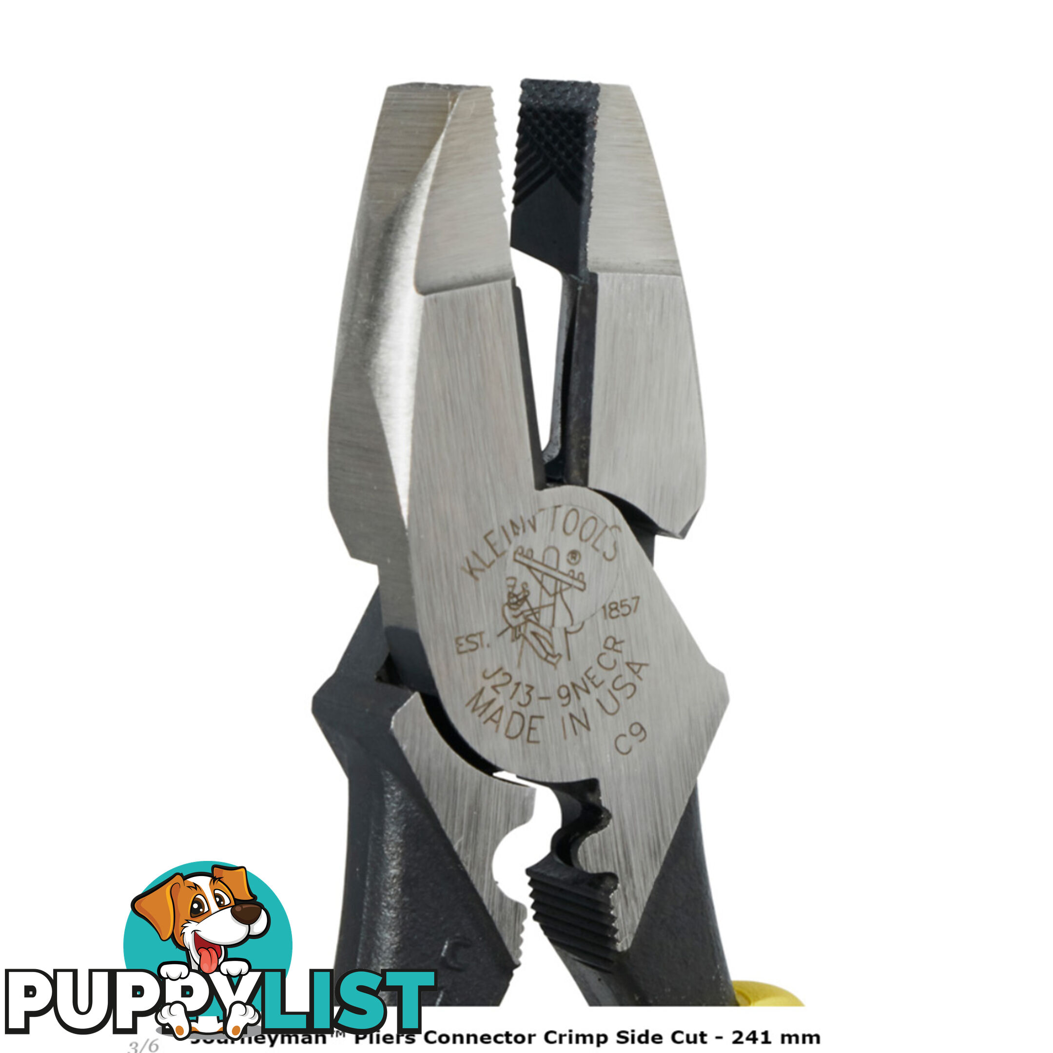 Klein Journeyman™ Pliers Connector Crimp Side Cut  - 241 mm SKU - J213-9NECR