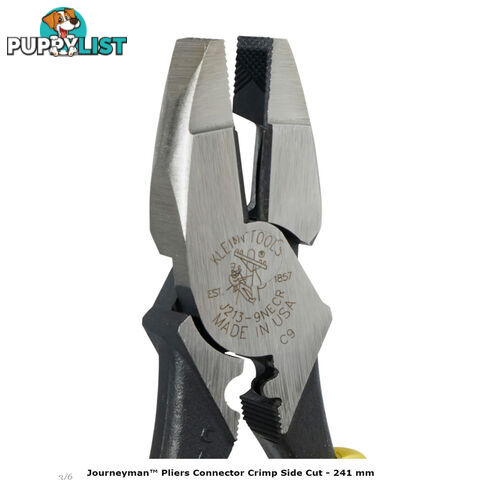 Klein Journeyman™ Pliers Connector Crimp Side Cut  - 241 mm SKU - J213-9NECR