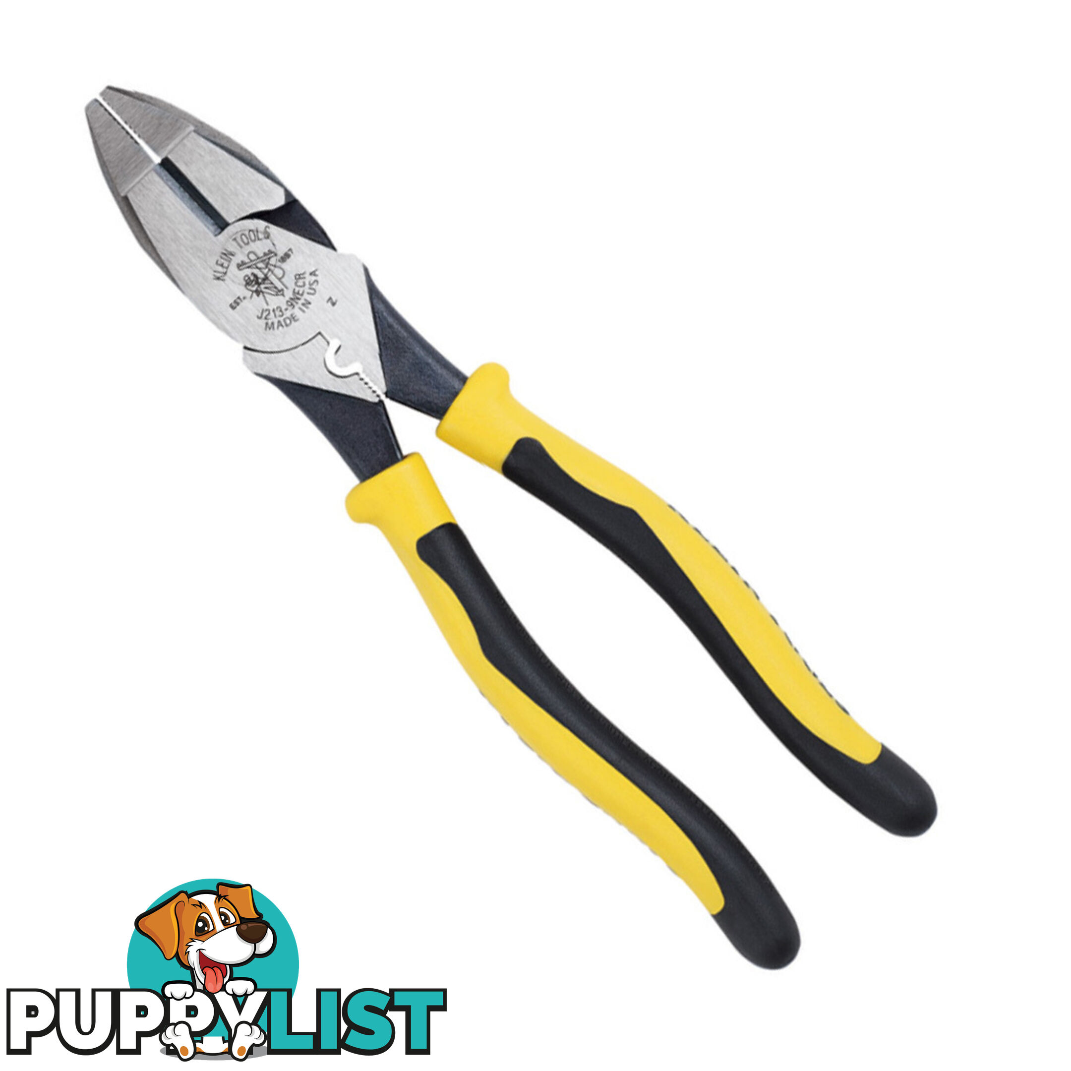 Klein Journeyman™ Pliers Connector Crimp Side Cut  - 241 mm SKU - J213-9NECR