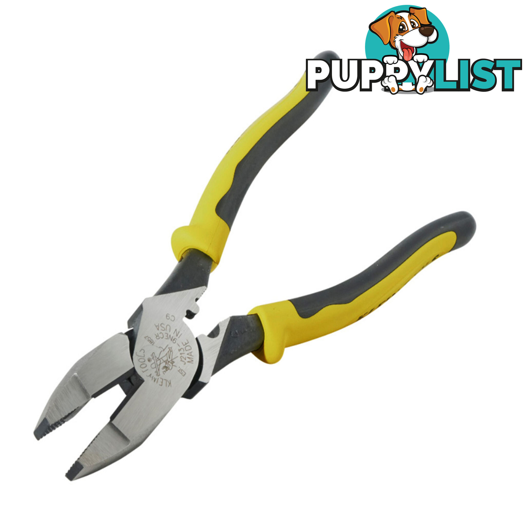 Klein Journeyman™ Pliers Connector Crimp Side Cut  - 241 mm SKU - J213-9NECR