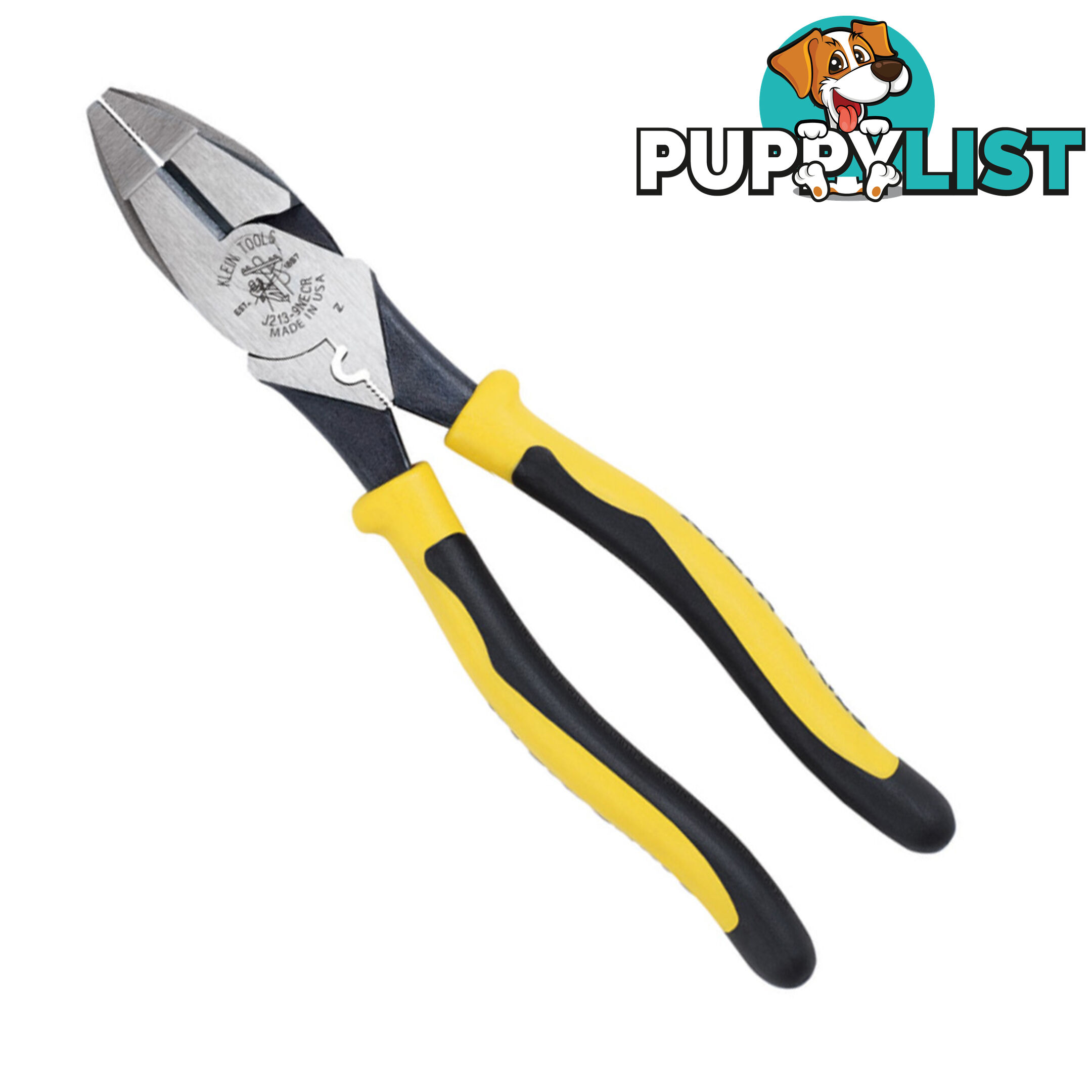 Klein Journeyman™ Pliers Connector Crimp Side Cut  - 241 mm SKU - J213-9NECR