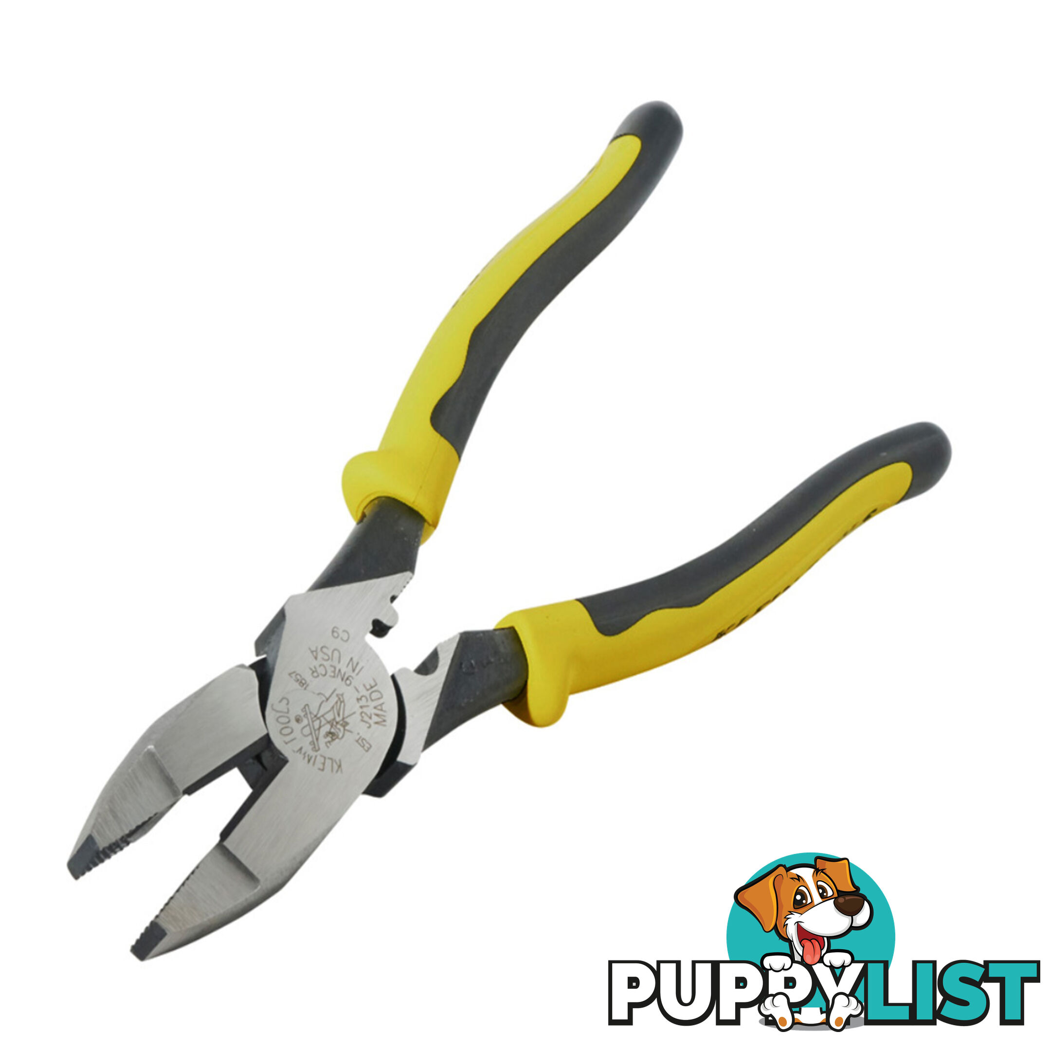 Klein Journeyman™ Pliers Connector Crimp Side Cut  - 241 mm SKU - J213-9NECR