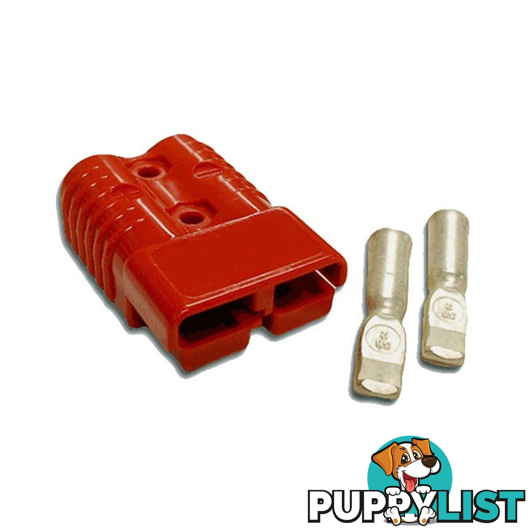 50 amp Anderson Plug Red (Single) inc Terminals SKU - 10041