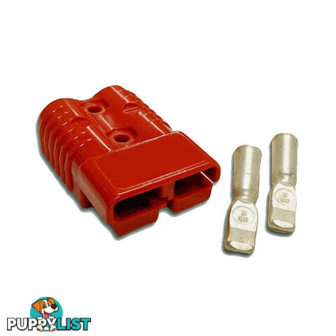 50 amp Anderson Plug Red (Single) inc Terminals SKU - 10041