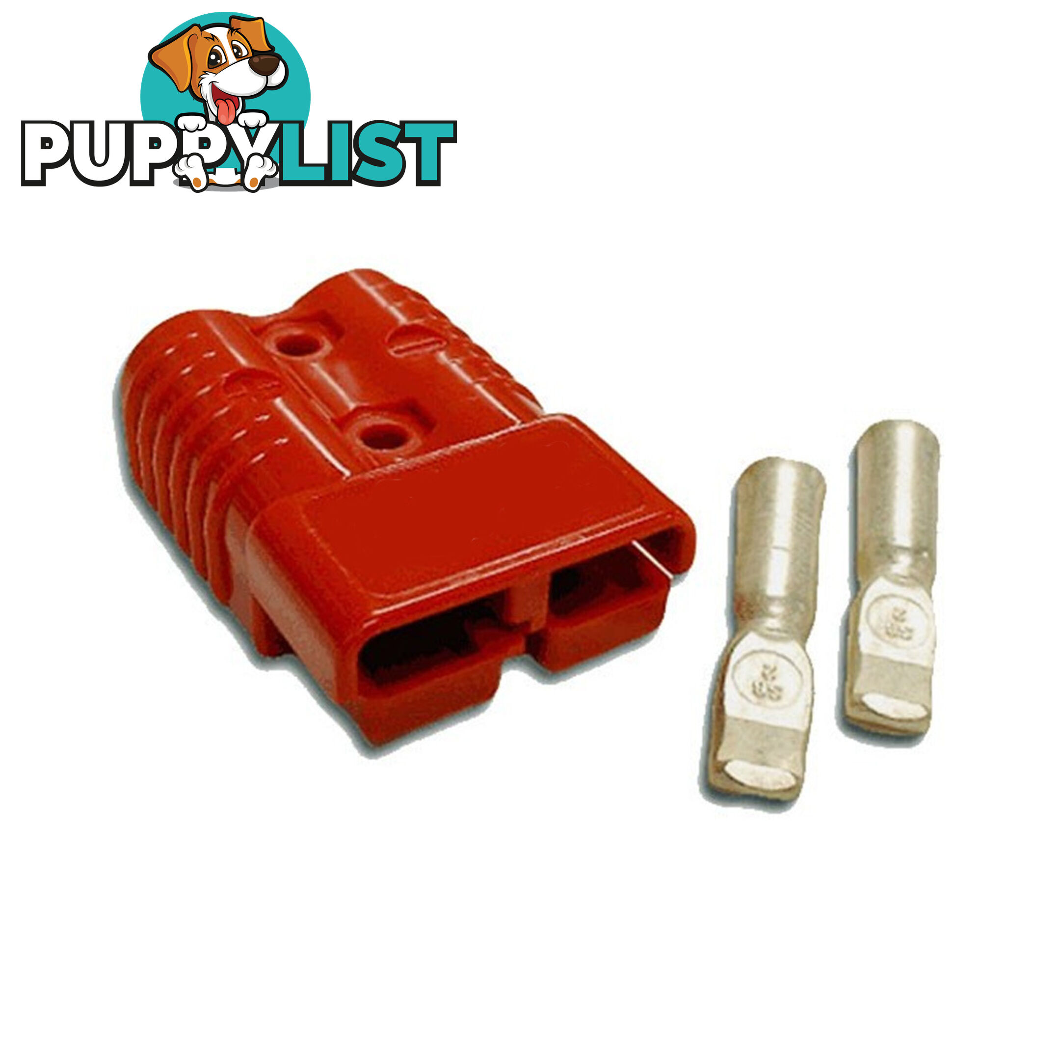 50 amp Anderson Plug Red (Single) inc Terminals SKU - 10041