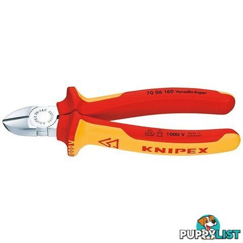 Knipex 125mm Diagonal Cutter  - 1000V VDE SKU - 7006125