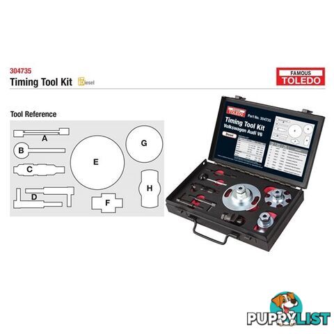 Toledo Timing Tool Kit  - Audi   Volkswagen  - (Duplicate Imported from WooCommerce) SKU - 304735