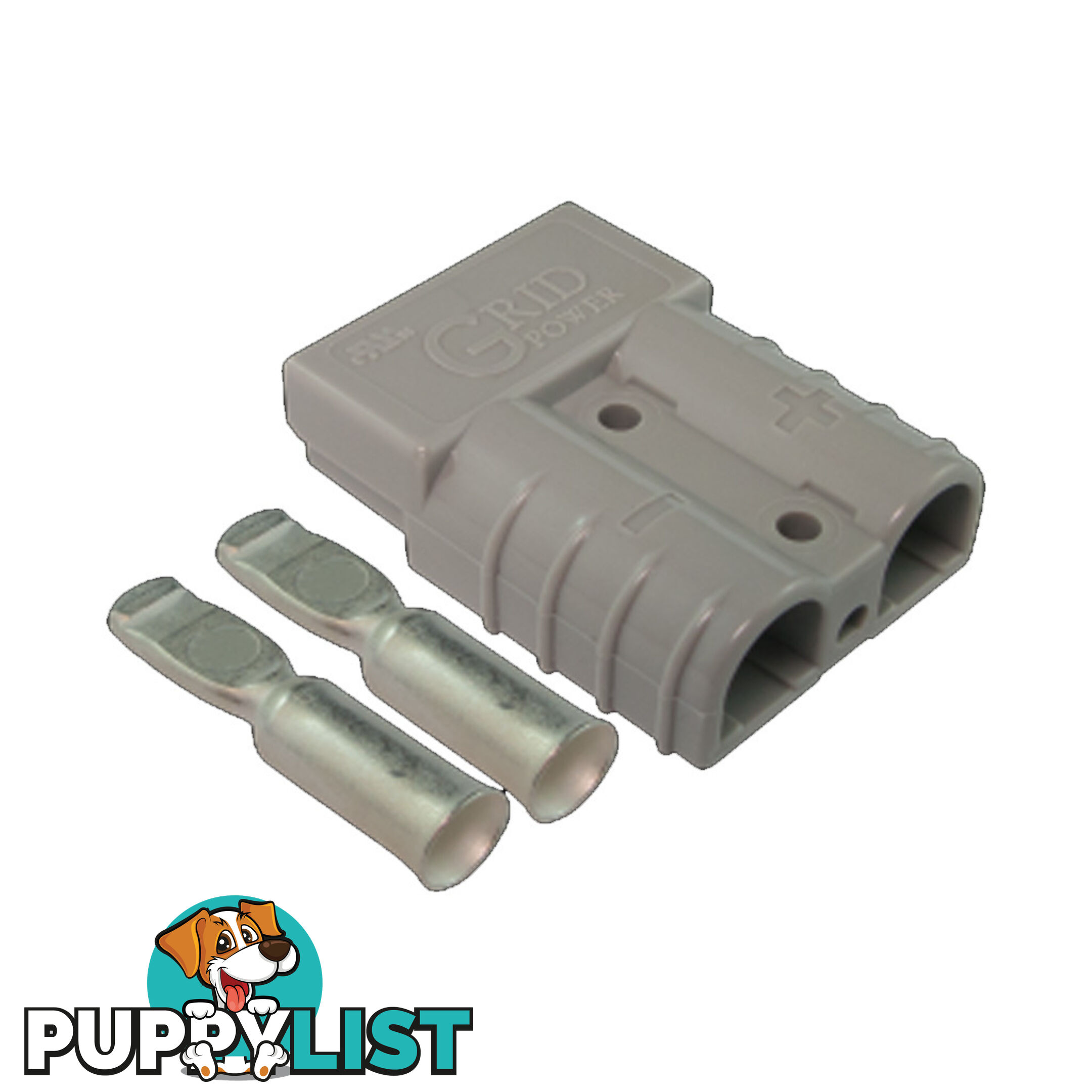 50 amp Anderson Plug Grey (Single) inc Terminals SKU - 10040