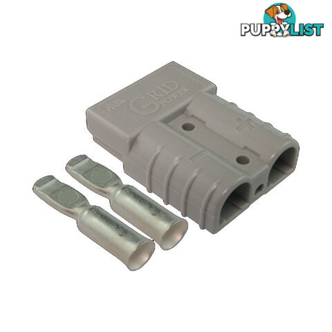 50 amp Anderson Plug Grey (Single) inc Terminals SKU - 10040