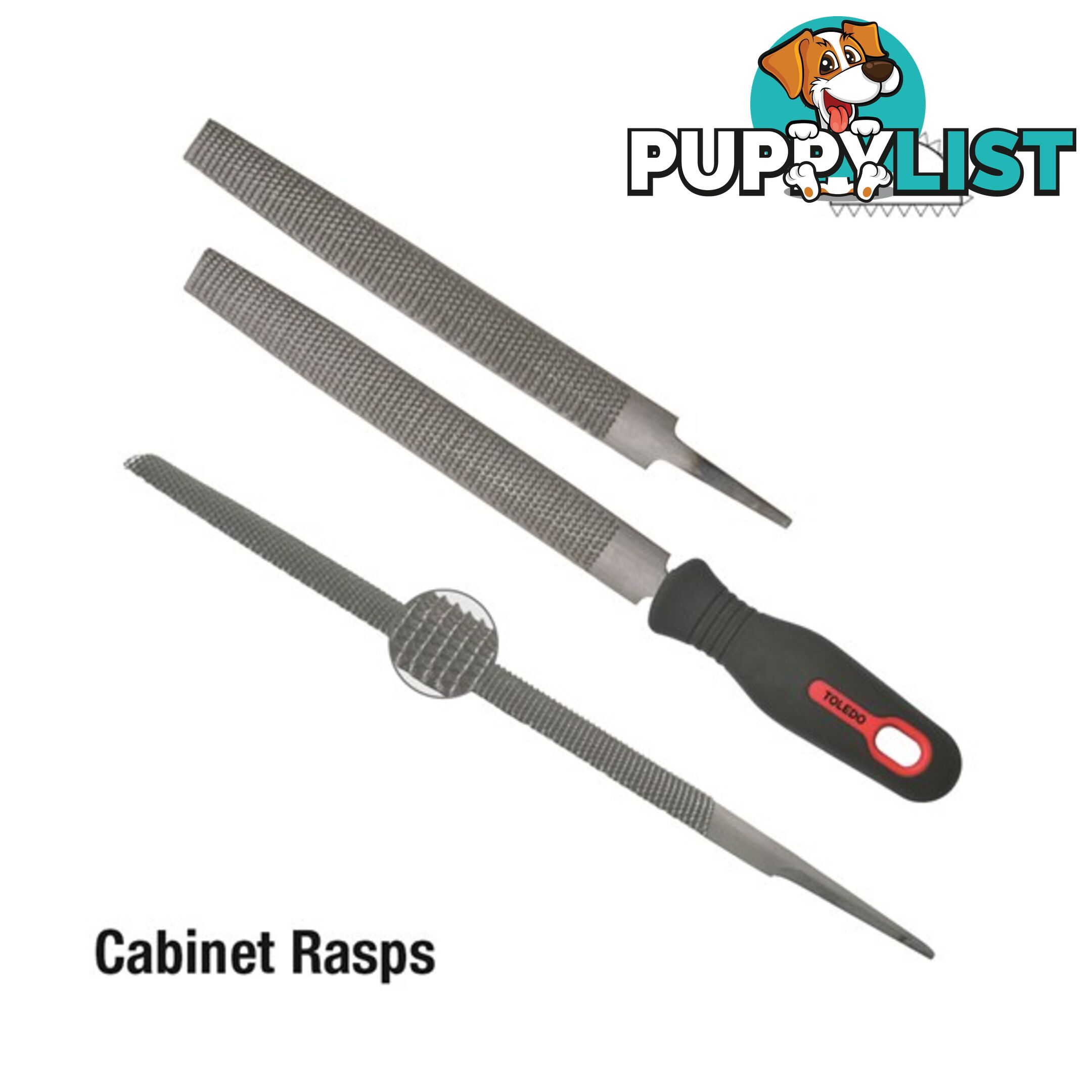 Cabinet Rasp Second Cut  - 250mm SKU - 101502CD