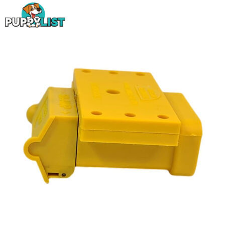 50amp Anderson Plug Yellow Mounting Kit Connector Cover Assembly with LED Power Indicator SKU - TV-201426-50Y