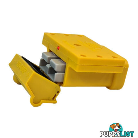 50amp Anderson Plug Yellow Mounting Kit Connector Cover Assembly with LED Power Indicator SKU - TV-201426-50Y