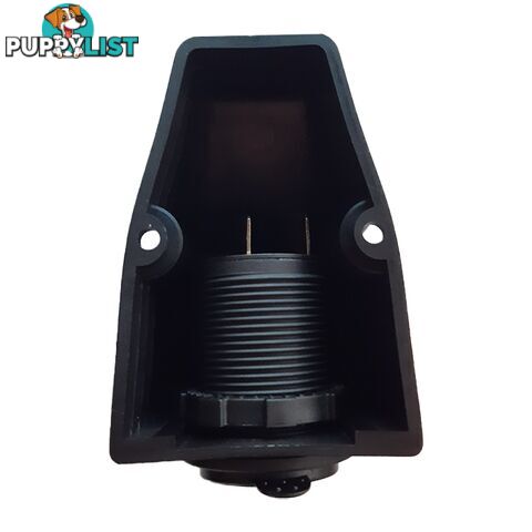 Blue Bar Single Surface Mount Dome with Female Cigarette Socket 12/24 Volt SKU - LV1775