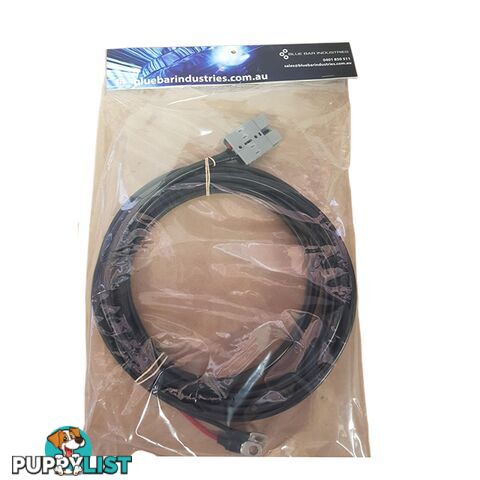 12v x 1m 8 B S Extension Lead 50amp Anderson Style Plug to Battery Lugs SKU - BB-50ampAndBattLugs8BampS1m