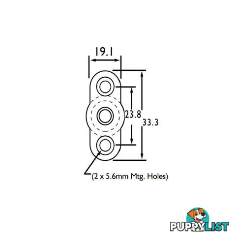 Bussman Single Stude Type Junction Block Feed Through 1/2 ", 3/8 ", 1/4 "