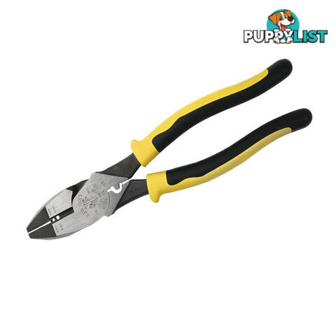 Klein Side Cutting Pliers with Crimper and Wire Stripper 229mm SKU - J213-9NECRN