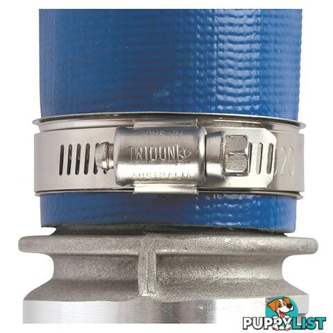 Tridon Lay Flat Hose Clamp 2 " Perforated Band Full SS with Sleeve 10pk SKU - LF020P