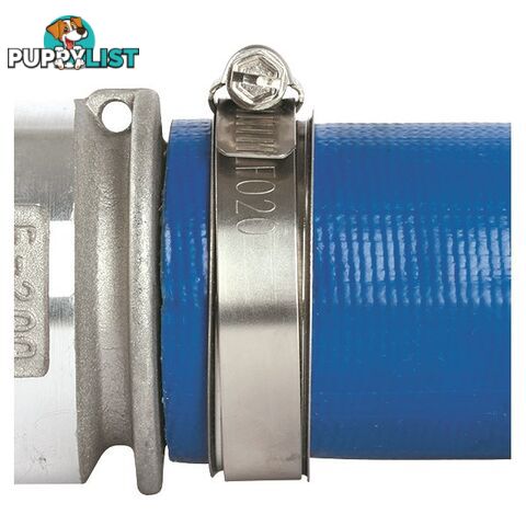 Tridon Lay Flat Hose Clamp 2 " Perforated Band Full SS with Sleeve 10pk SKU - LF020P