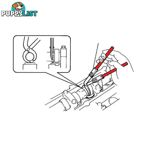 Toledo Valve Shim Adjusting Tool Set  - Suits Toyota SKU - 304053